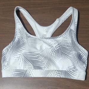 Tag Athletica White, Black, Gray Racerback Sports Bra